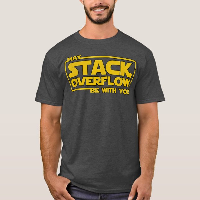 Stack Overflow with you devops programmer java T-Shirt (Front)