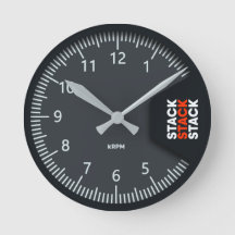 Stack Tachometer Clock
