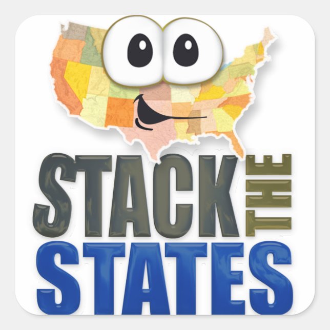 Stack the States Stickers (Front)