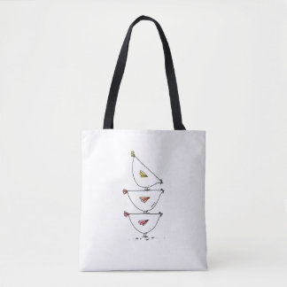 Stacked Chickens Tote Bag