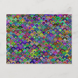 Stacked Circles Postcard