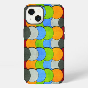Stacked Circles-Textured by Shirley Taylor iPhone 13 Case