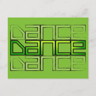 Stacked Dance Postcard