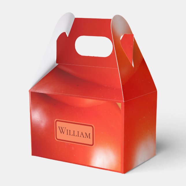 Stacked Fresh Red Tomatoes  Favour Box (Front Side)