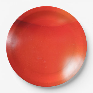 Stacked Fresh Red Tomatoes, "Love Apples"  Favour  Paper Plate