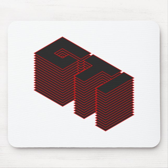 Stacked GTI Mouse Pad (Front)