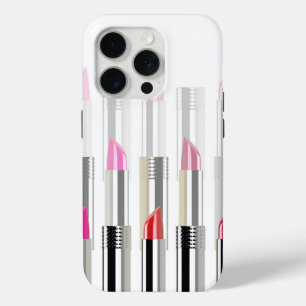 Stacked Lipstick Tubes iPhone 15 Pro Case