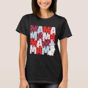 Stacked "MAMA" Bunny T-Shirt – Cute Mother's Day