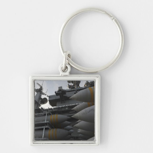Stacked ordnance ready to be loaded key ring (Front)