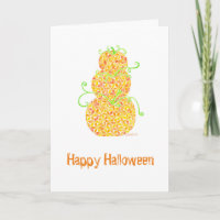 Stacked Pumpkins Greeting