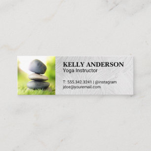 Stacked Rocks Mini Business Card