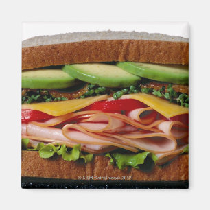 Stacked sandwich magnet