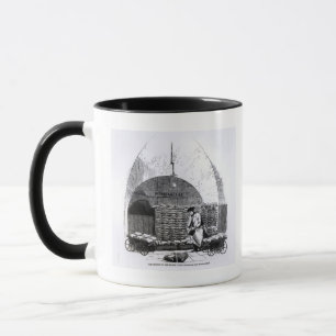 Stacking Bags of Dollars in a Compartment Mug