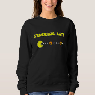 Stacking Sats Bitcoin Crypto Currency Btc Sweatshirt
