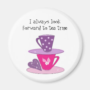 Stacking Teacups Magnet