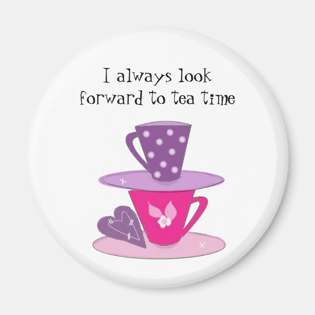 Stacking Teacups Magnet (Front)