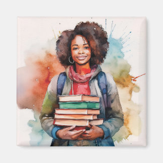 Stacks of Books Magnet
