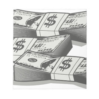 Stacks of Cash Notepad