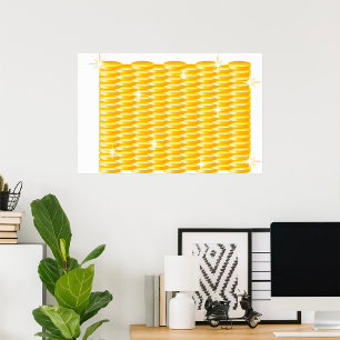 Stacks Of Gold Coins Poster