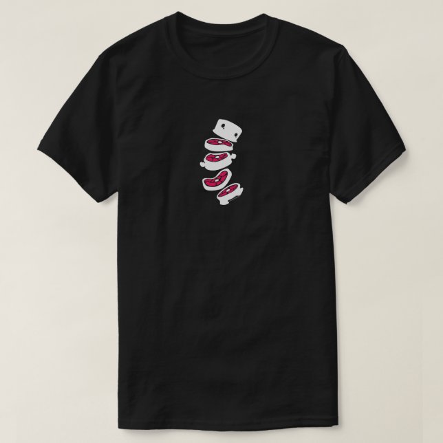 Stacky Shirt meat ghost spirit monster (Design Front)