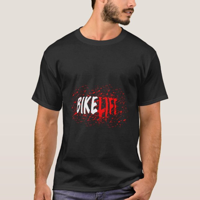 Stackzzhouse Bikelife Drip T-Shirt (Front)