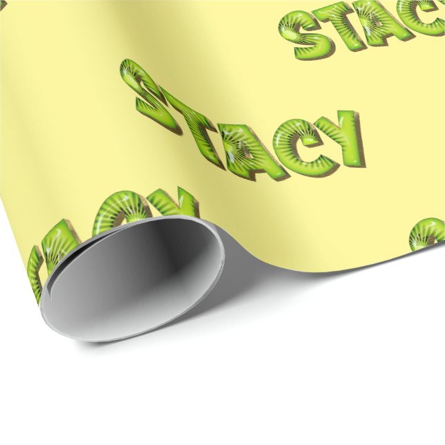 Stacy Kiwi Fruit Gift wrapping paper (Roll Corner)