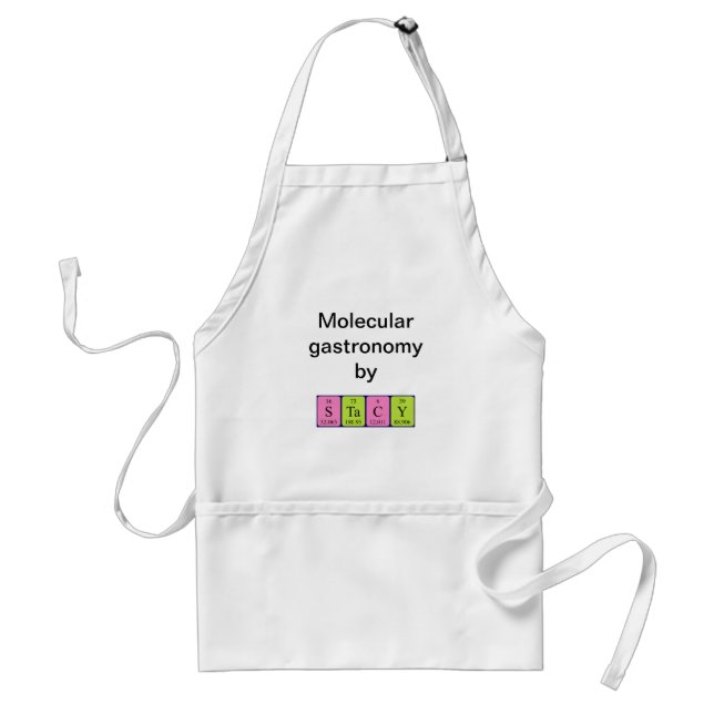Stacy periodic table name apron (Front)