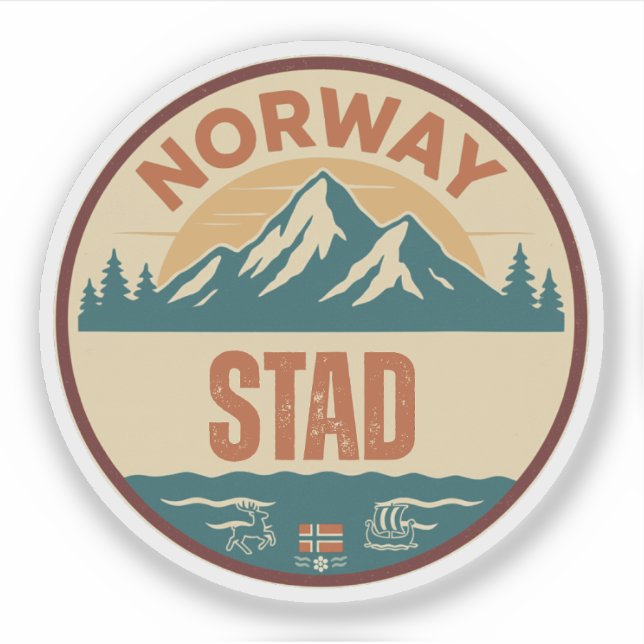 Stad, Norge Norway (Front)