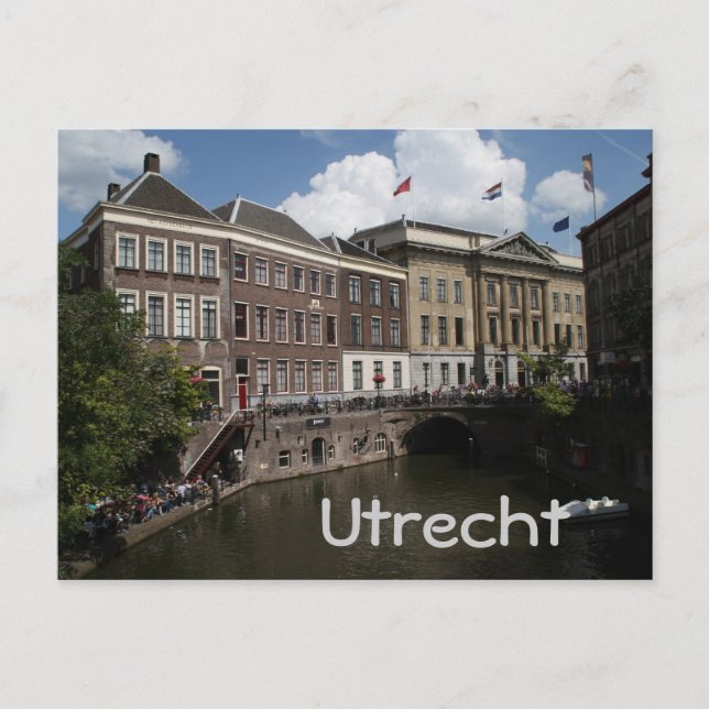 Stadhuisbrug, Utrecht Postcard (Front)