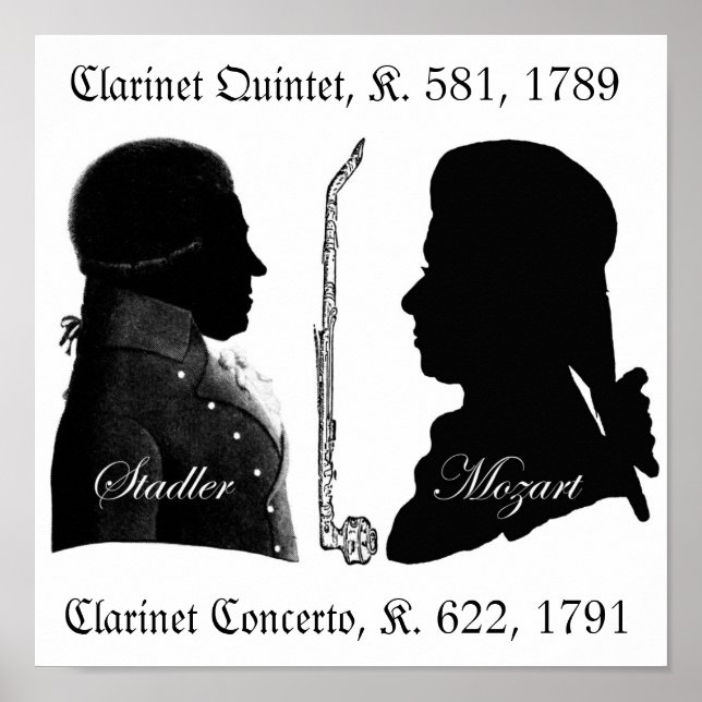Stadler and Mozart Poster (Front)
