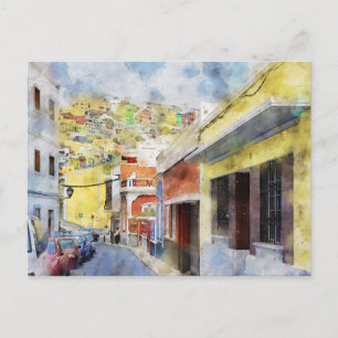 Stadtansicht von Las Palmas de Gran Canaria. Postcard