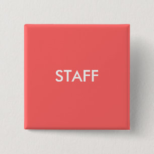 STAFF 15 CM SQUARE BADGE