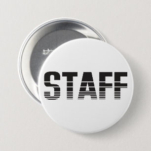 Staff 7.5 Cm Round Badge