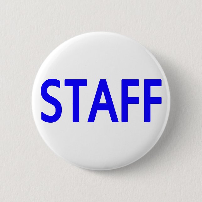 Staff Blue Button (Front)