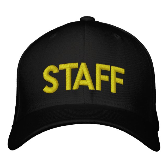 STAFF EMBROIDERED HAT (Front)