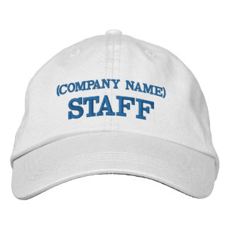 STAFF Hat | Custom Embroidered Staff Cap | Team