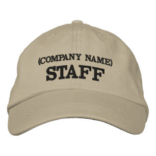 STAFF Hat Custom Embroidered Staff Cap Team