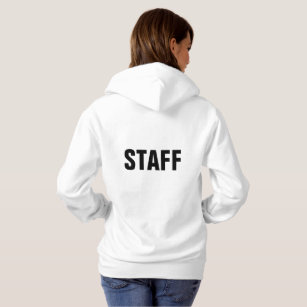 STAFF member women's hoodie for crew or team