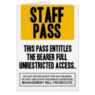 Staff Pass