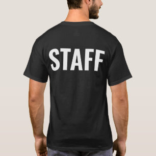 Staff Personalised Employee Work T-Shirt