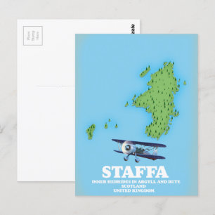 Staffa Inner Hebrides in Argyll and Bute, Scotland Postcard