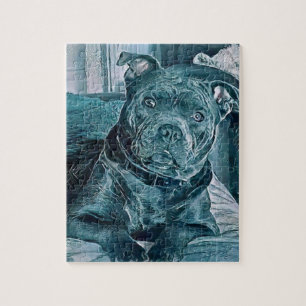 Staffie Jigsaw Jigsaw Puzzle