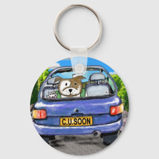 Staffie Key chain CUSoon