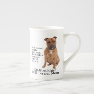 Staffie Mum Bone China Mug