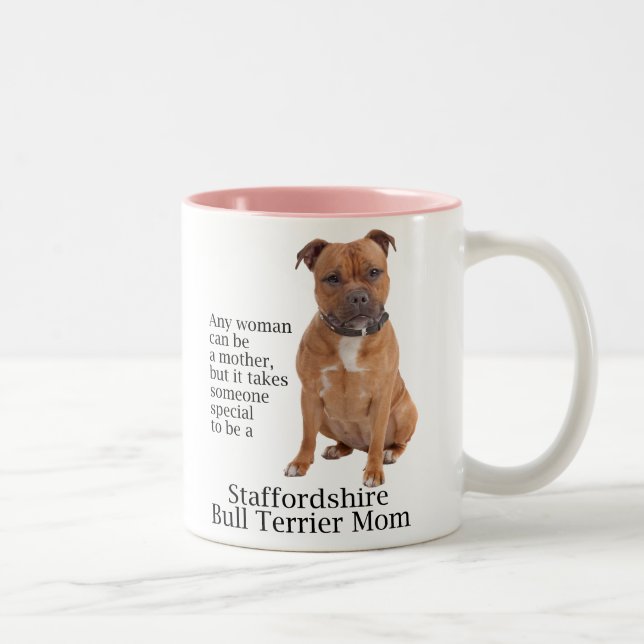Staffie Mum Mug (Right)