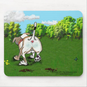 STAFFIE SMILES - Bottoms up! Mouse mat