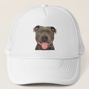 Staffie Staffordshire Terrier Trucker Hat