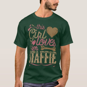 Staffie Staffordshireerrier Dog Gift Dogs boy frie T-Shirt