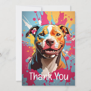 Staffordshire Birthday Thank You Card