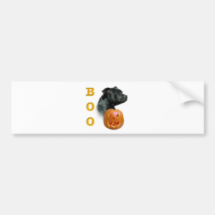 Staffordshire Bull Terrier Boo Bumper Sticker